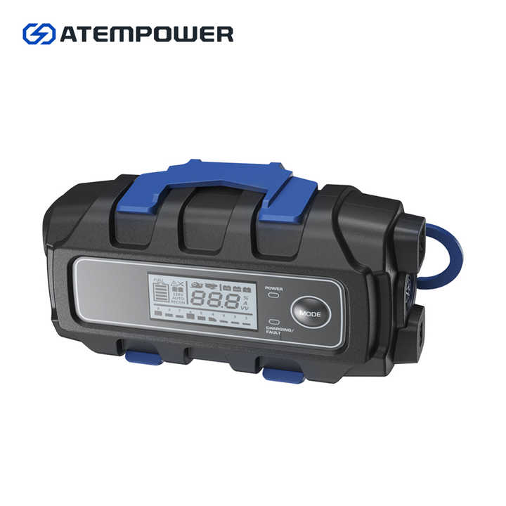 ATEM POWER 6V 12V Fully Automatic Charging Cycle 20A AC to DC Battery Charger